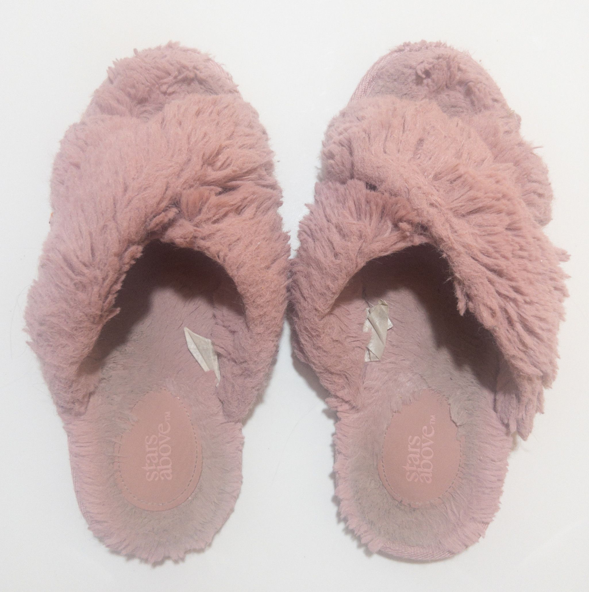 very old slippers