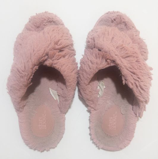 very old slippers