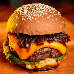 a hamburger for me