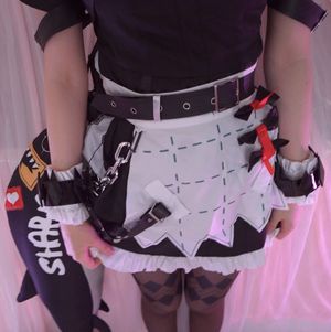 ZZZ Ellen Joe Maid Cosplay Photo Set