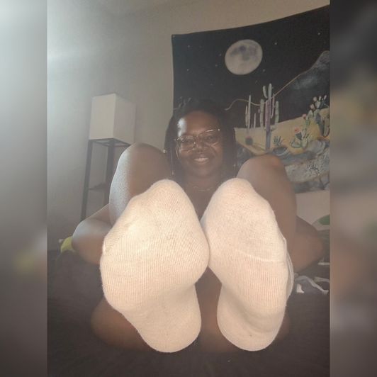 white ankle socks