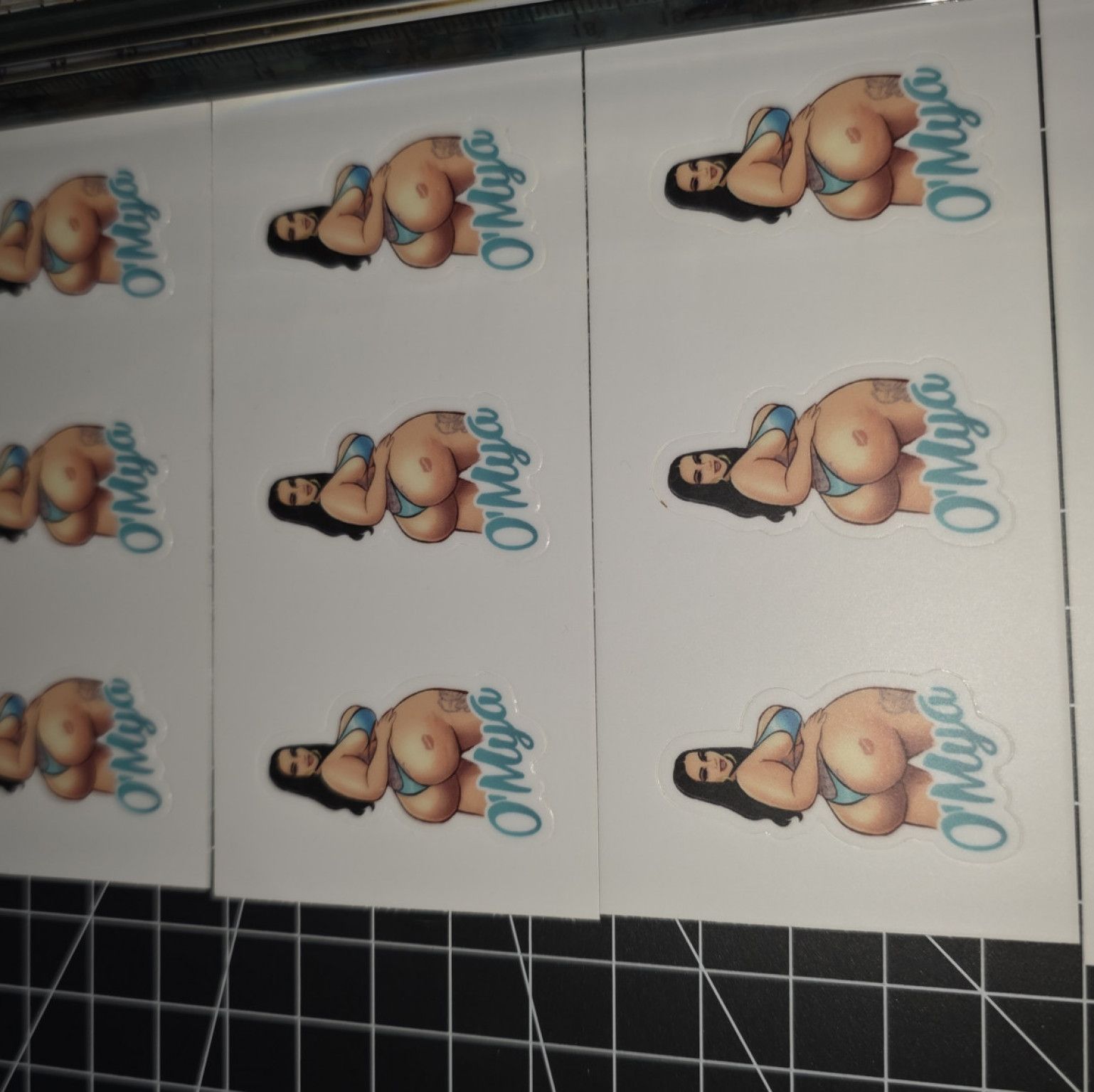 MINI OMYA Stickers 3 1in Stickers