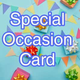 Physical Celebration Card Birthday and Holidays