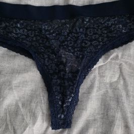 Navy Blue Victoria Secret Thong