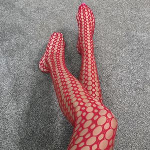Red Lace Stockings