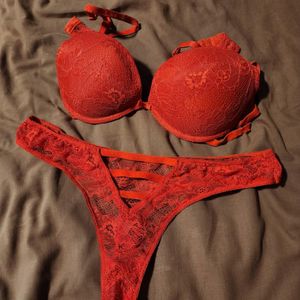 My Favourite Red Lingerie Set