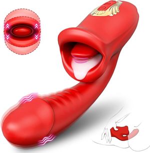 new naughty toy tongue dildo