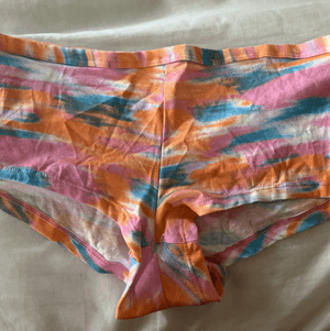 STAINED Wet and Sweaty Colorful Boy Shorts