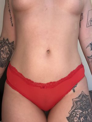 Red brazilian briefs