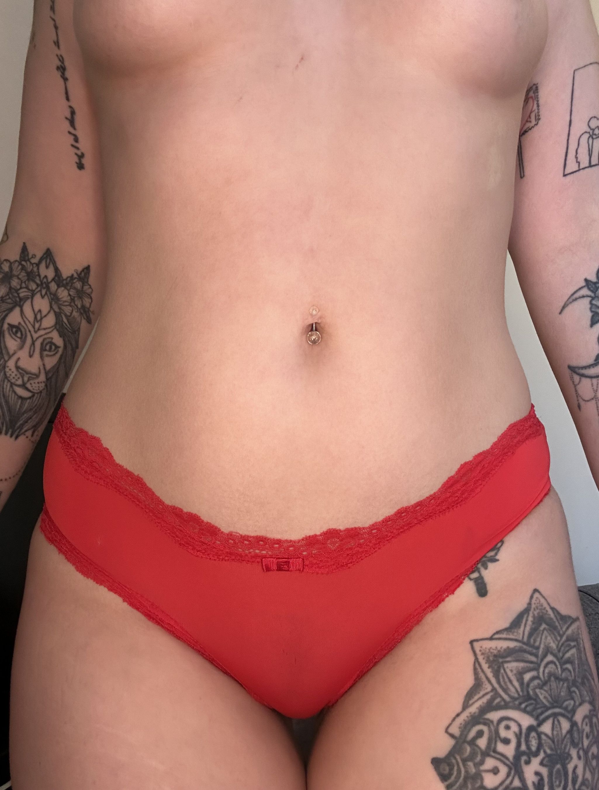 Red brazilian briefs