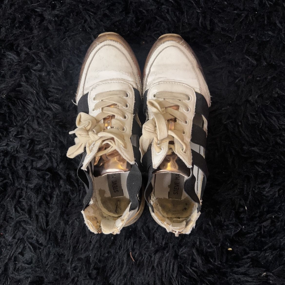 Used Dirty Steve Madden Sneakers