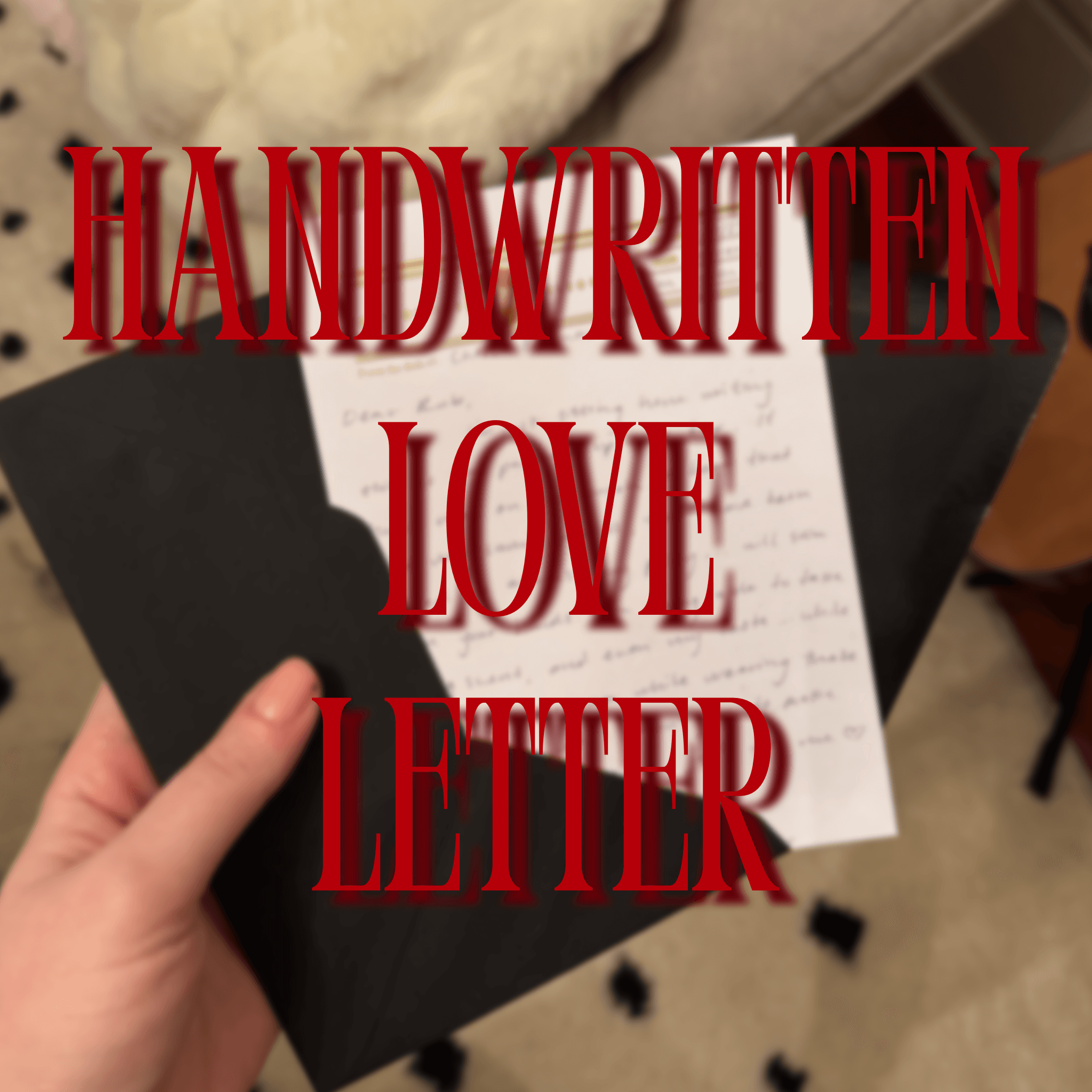 Handwritten LOVE Letter
