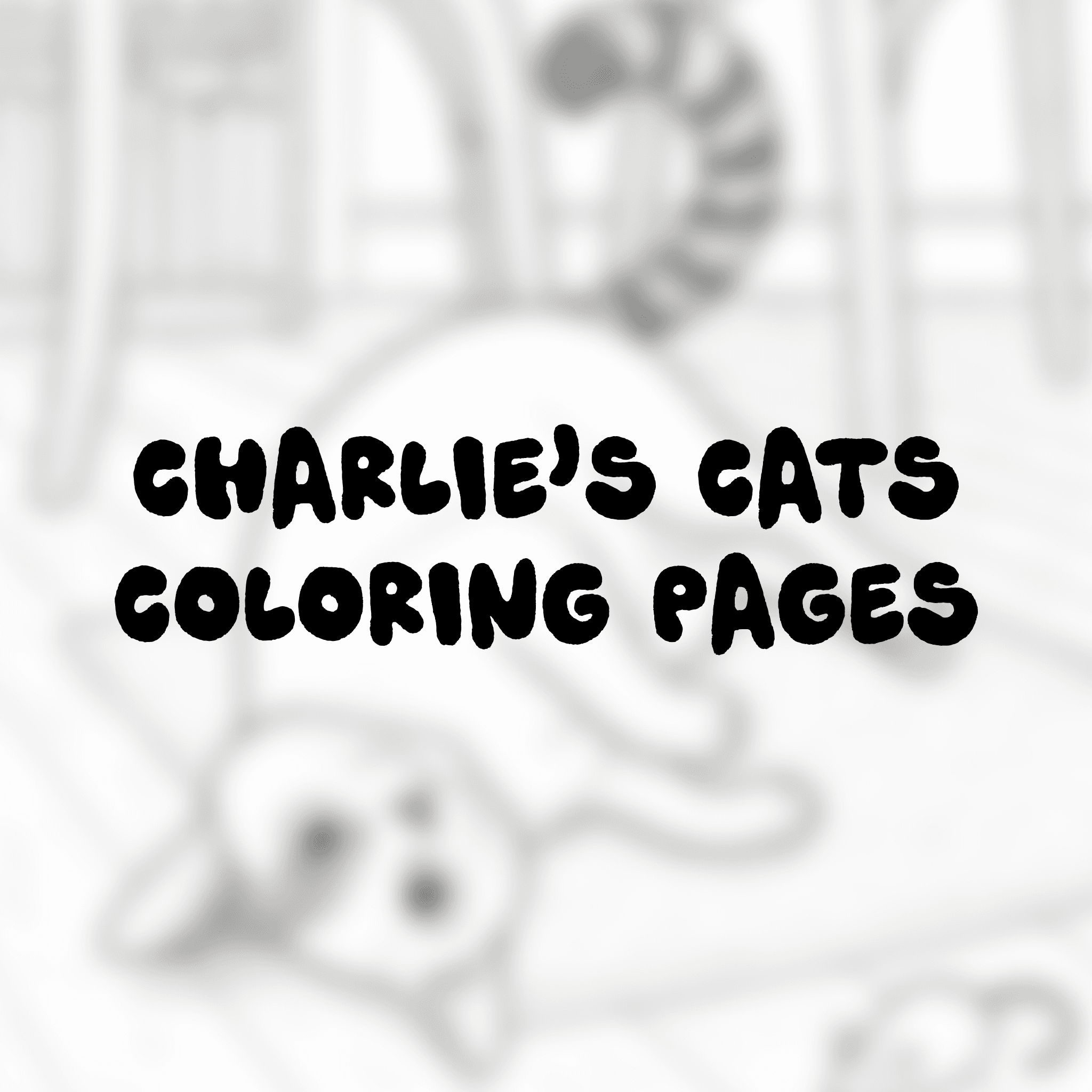 Charlies Cats Coloring Pages