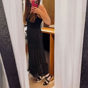 Sexy Black Floor Length Dress