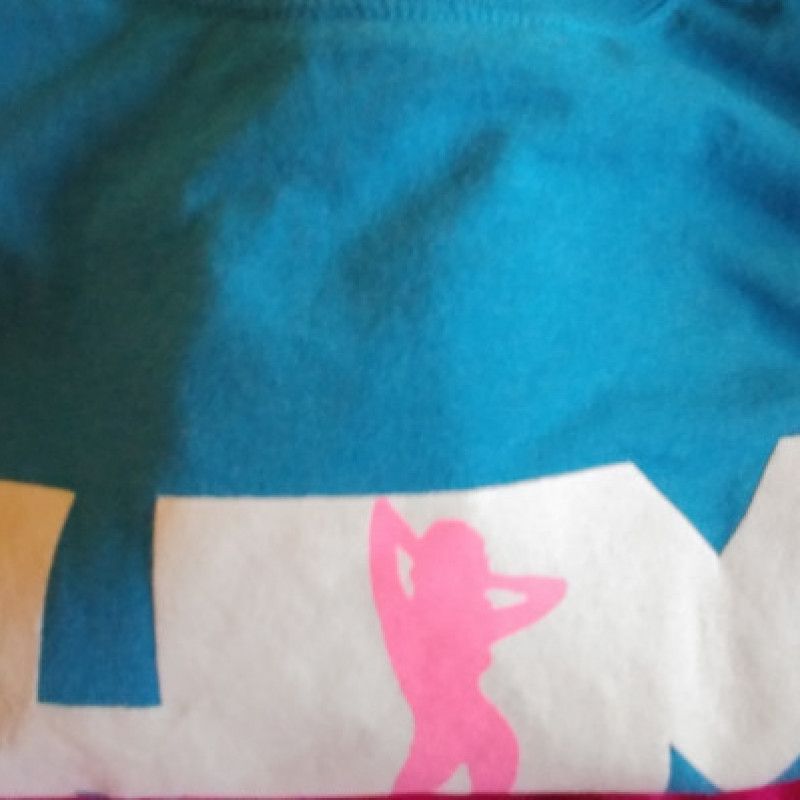 Hussie Models 2xl T Shirt Light Blue