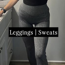 WORKED OUT LEGGINGS SWEATS