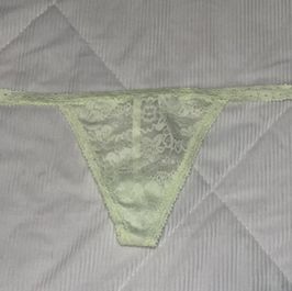 SALE Green Lace GString Panty
