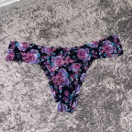 SALE Floral Lace Thong