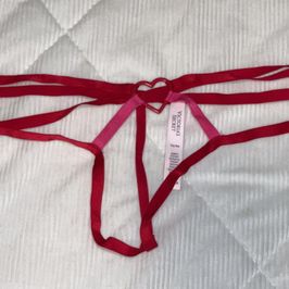 SALE Red Strappy Crotchless