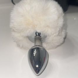 White Bunny Rabbit Plug