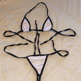 White Micro Bikini Set
