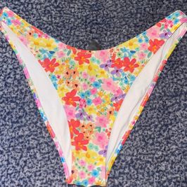 Floral Cheeky Bikini Bottom