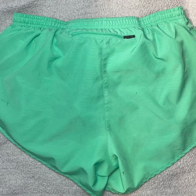 Green Nike Dri Running Short