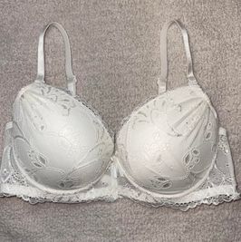 White Lace Bra