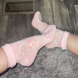 Pink Frill Socks