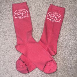 Pink Blow POP Long Socks