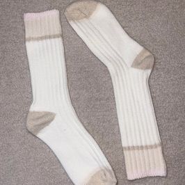 Aerie White Thicker Long Sock