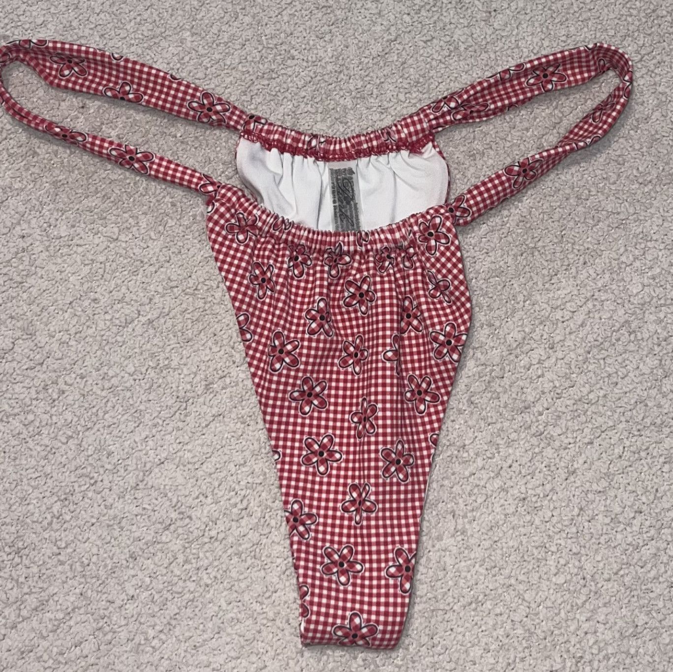 Red Thong Bikini Bottom VS