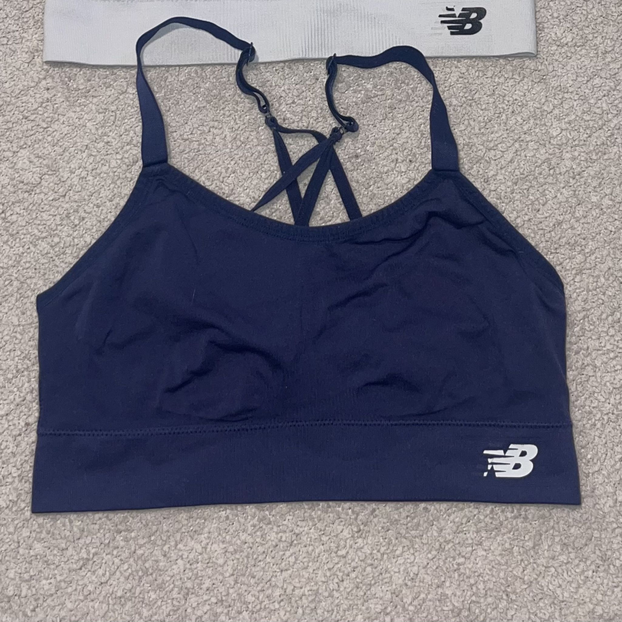Navy Blue Sports Bra NB