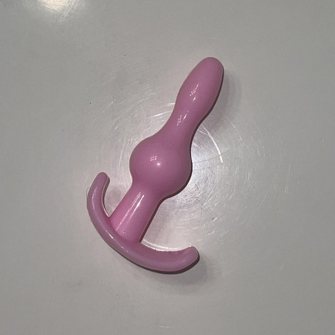 Small and Medium Pink Anal Plugs