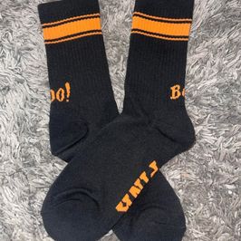 Black BOO VS Crew Socks