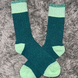 Green Aerie Thicker Long Socks