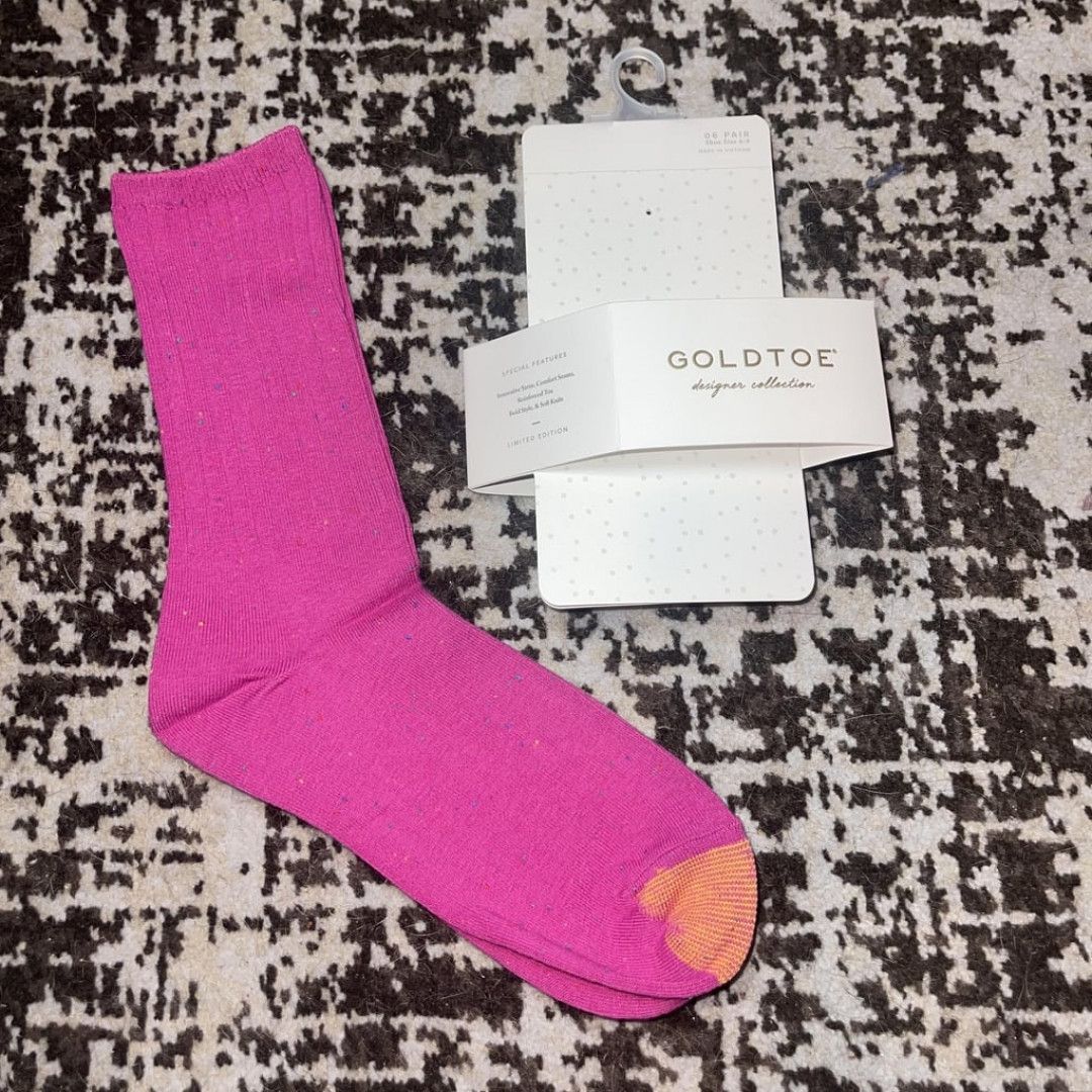 Pink Goldtoe Socks