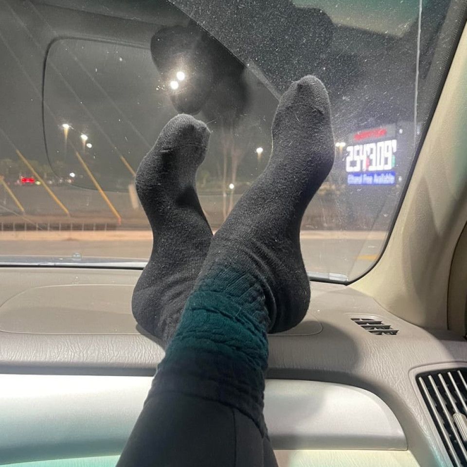 Black Slouch Socks