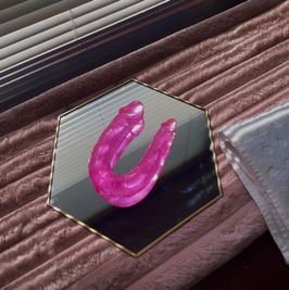 Double Ended Pink Jelly Dildo