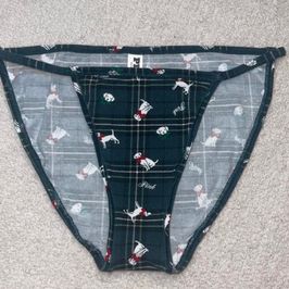Pink Xmas Side Strap Panty
