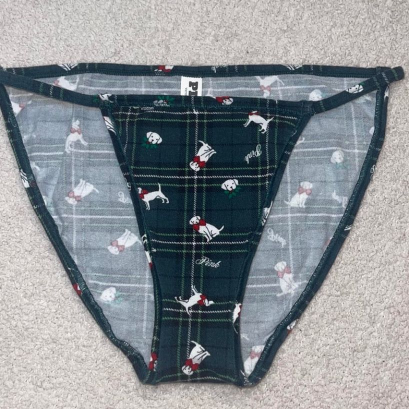 Pink Xmas Side Strap Panty