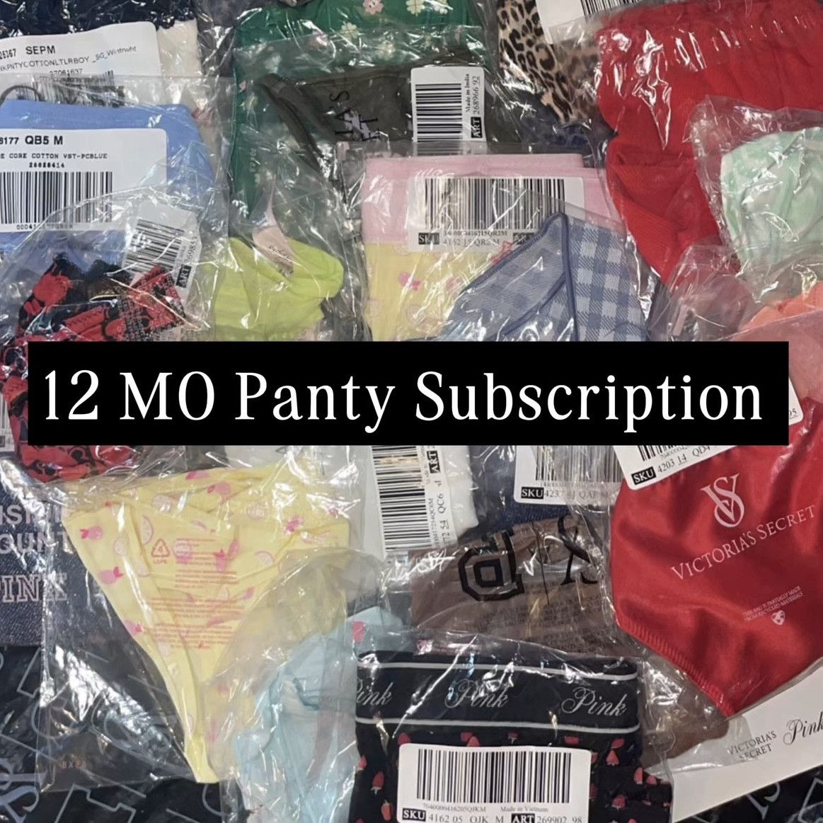 12 M Panty Subscription