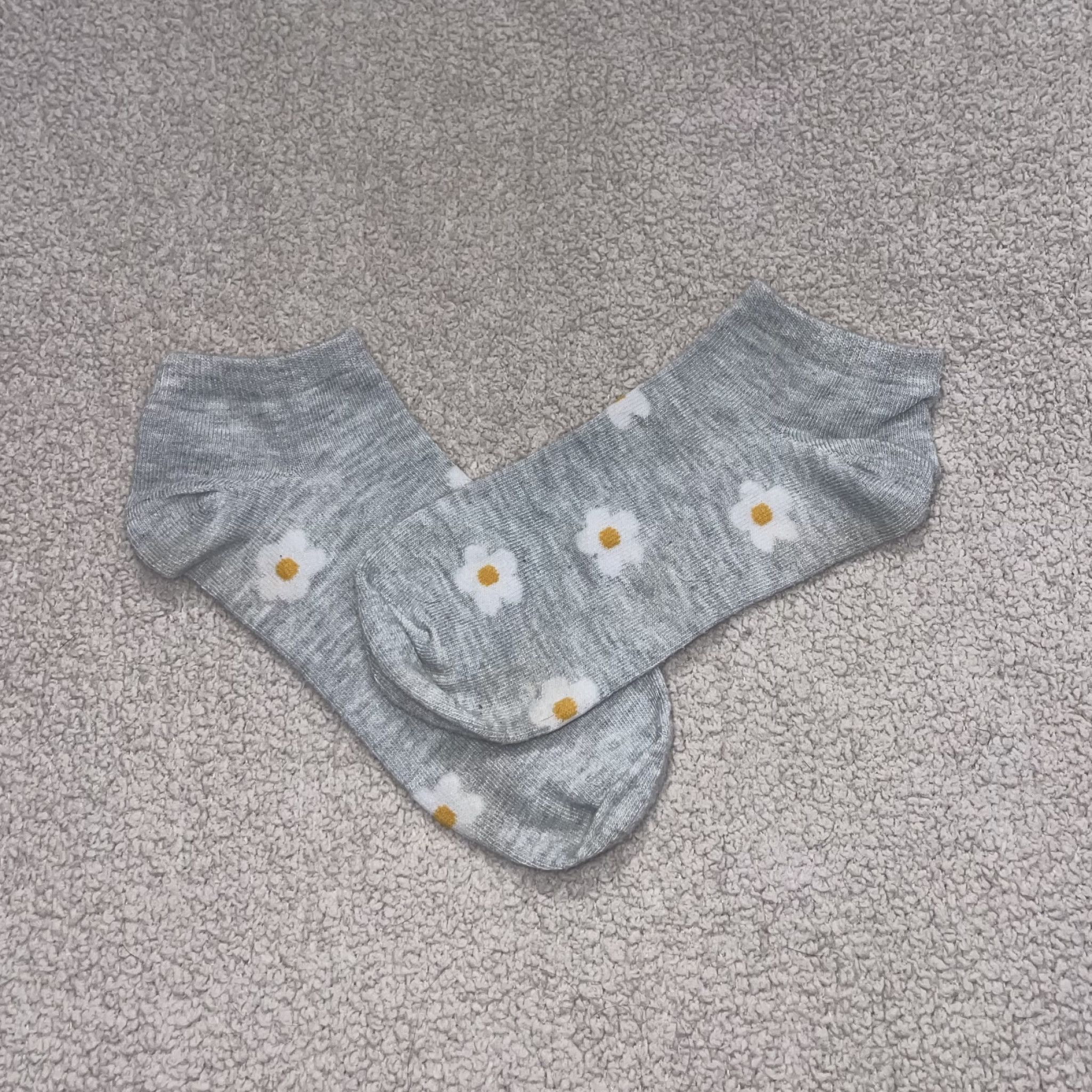 Grey Ankle Socks