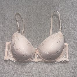 Pink Lace Bra