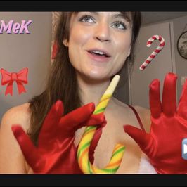 Large Candy Cane w Custom Video