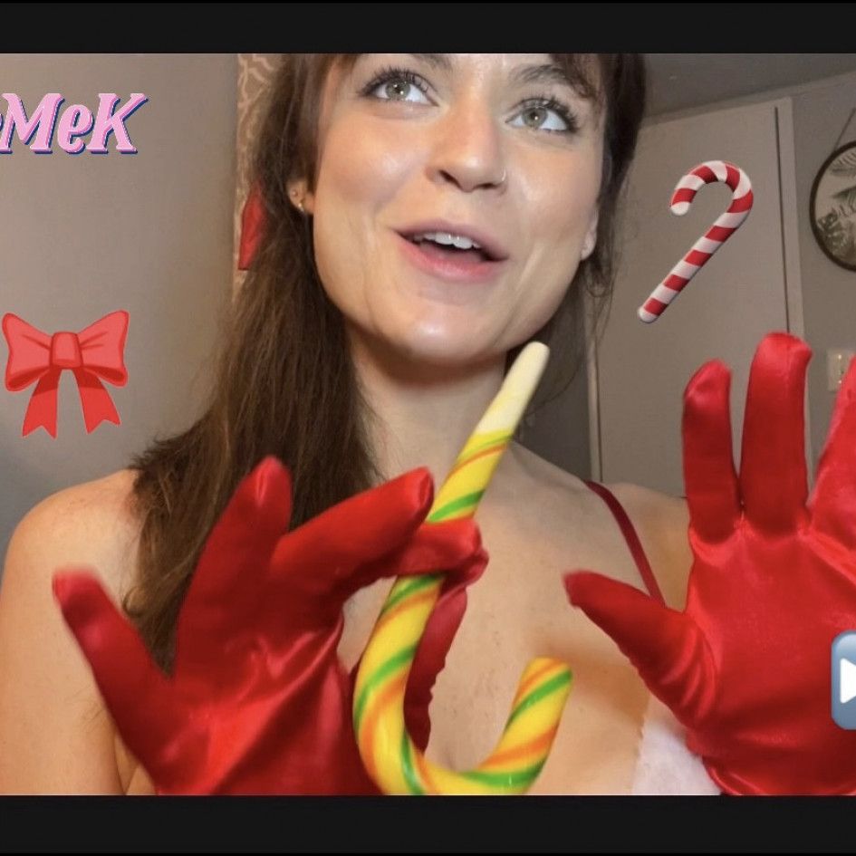Large Candy Cane w Custom Video