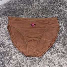 Brown High Leg Brief