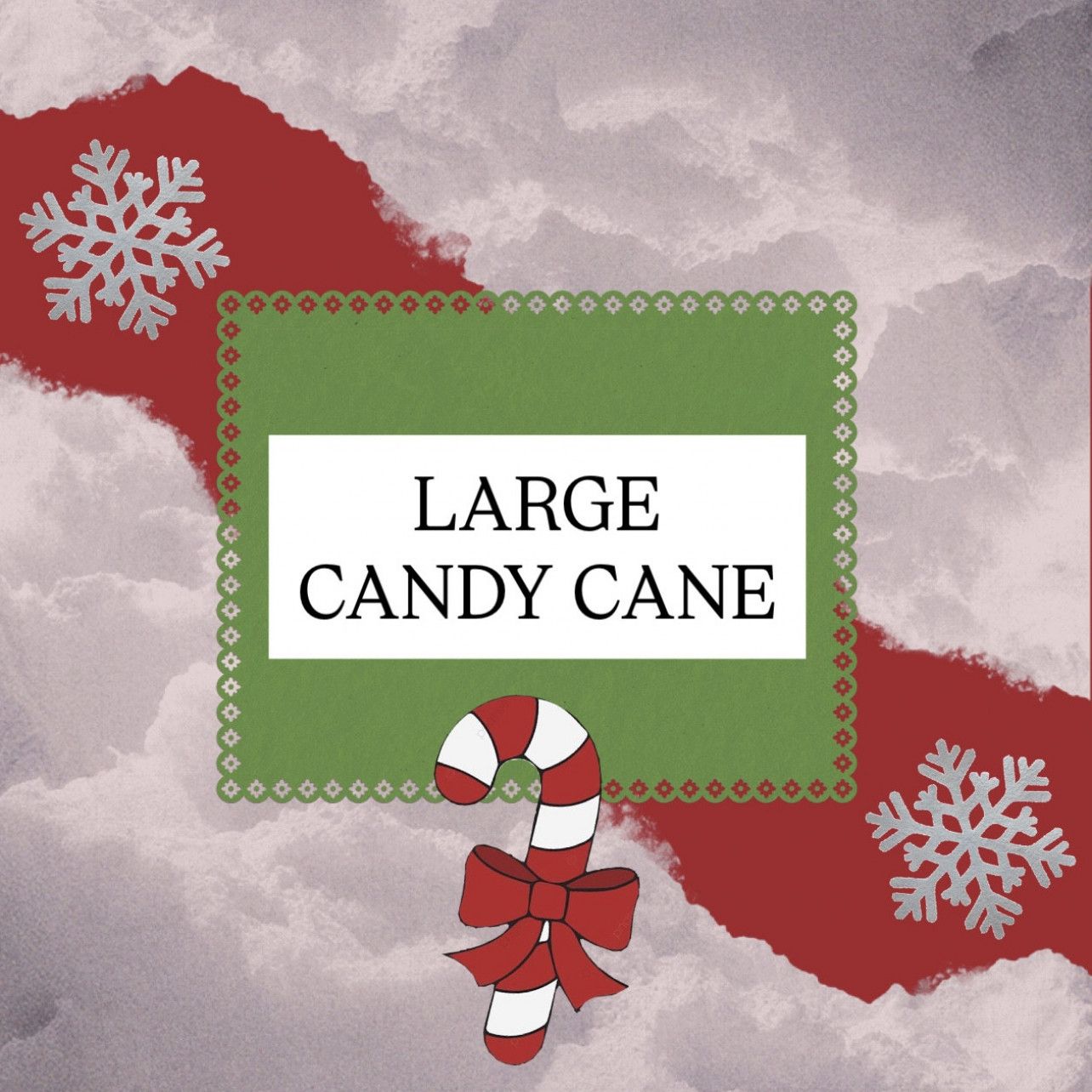 Large Candy Cane