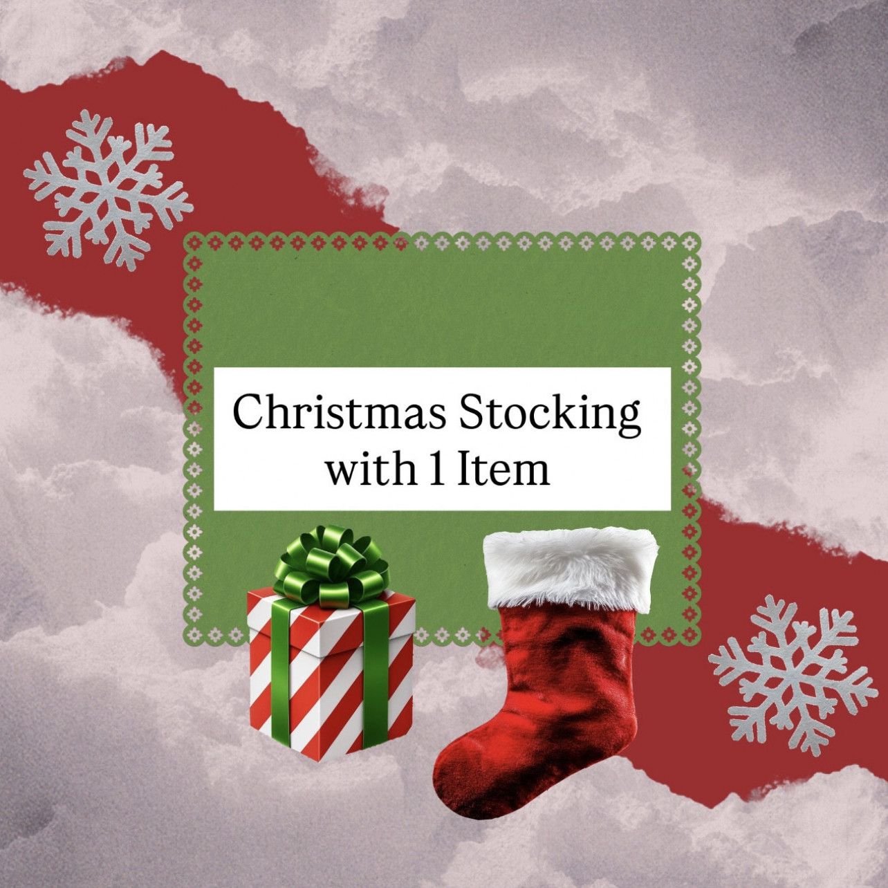 Christmas Stocking with 1 Item