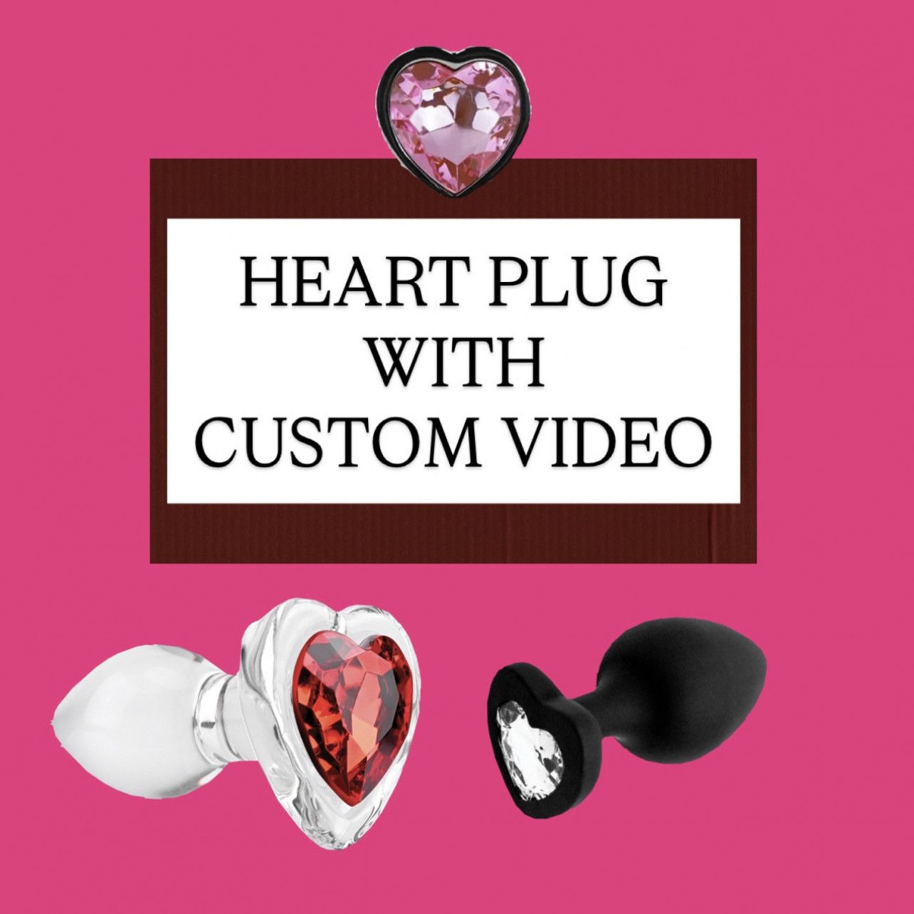 Heart Plug with Custom Video